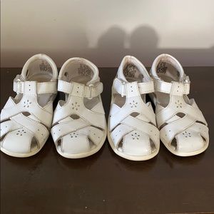 Girls white StrideRite Sandals